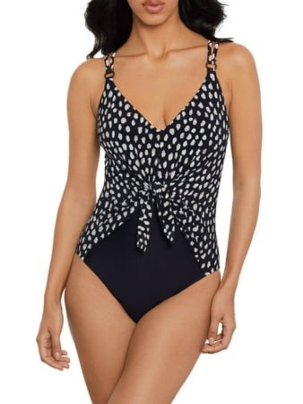 Magicsuit  Women's Pebbles Saki Swimsuit, Black/White  Women Size 8  $168 retail